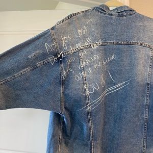 Longline Oversized Jean jacket